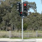 Le vert rouge de panneau solaire a automatisé le feu de signalisation Polonais Q345 pour le passage pour piétons
