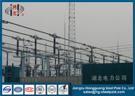 OIN en acier tubulaire 9001 des structures de service Q235 de sous-station de transformateur de puissance